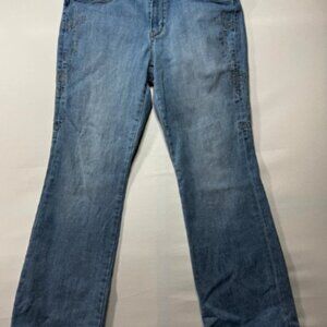 Levi's Women's Classic Bootcut Floral Embroidered Denim Jeans - Size 14M